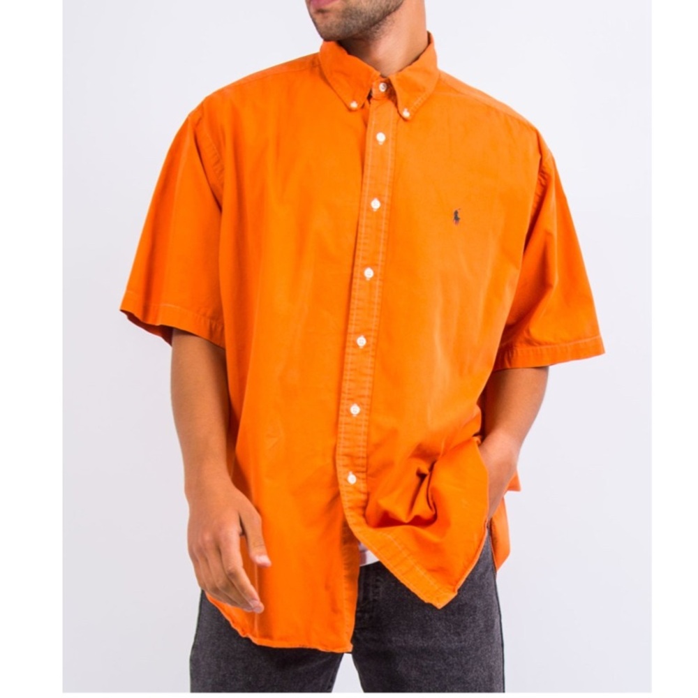 Vintage 90’s Ralph Lauren Blair Collared Short Sleeve Button Front Men’s Shirt